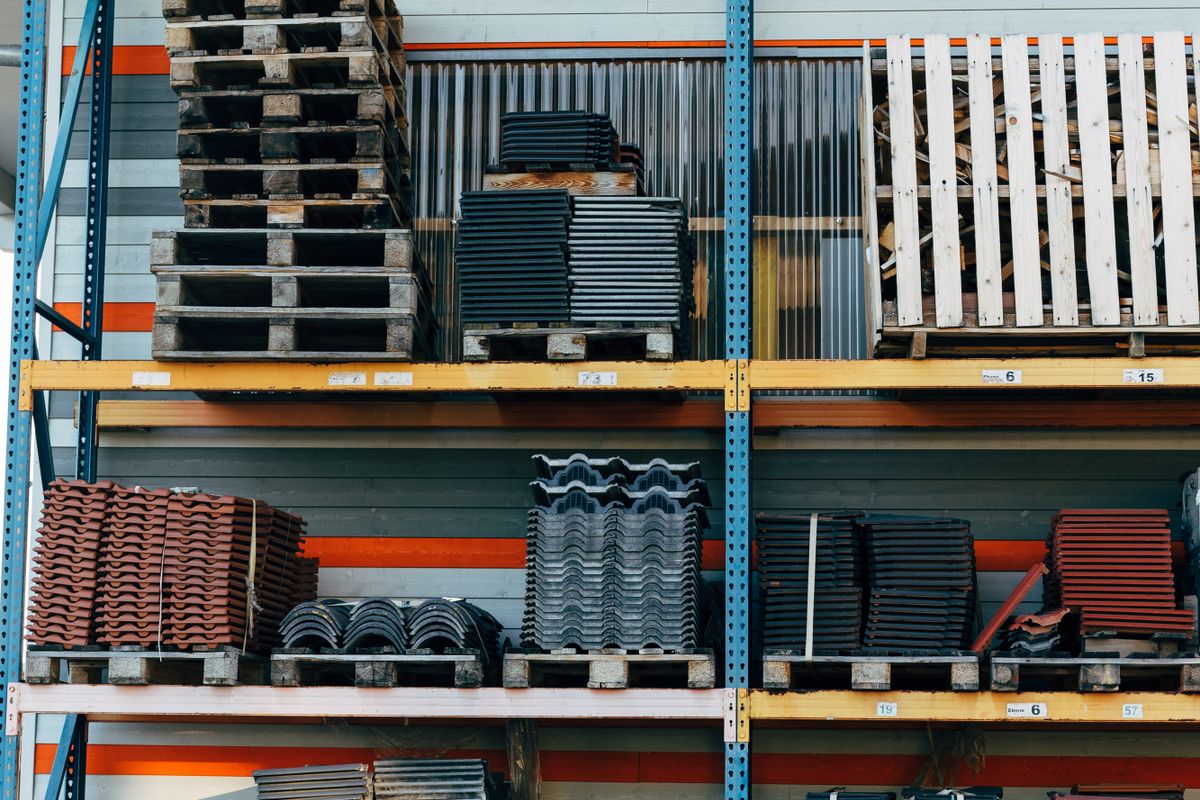 Plastics and metal stock